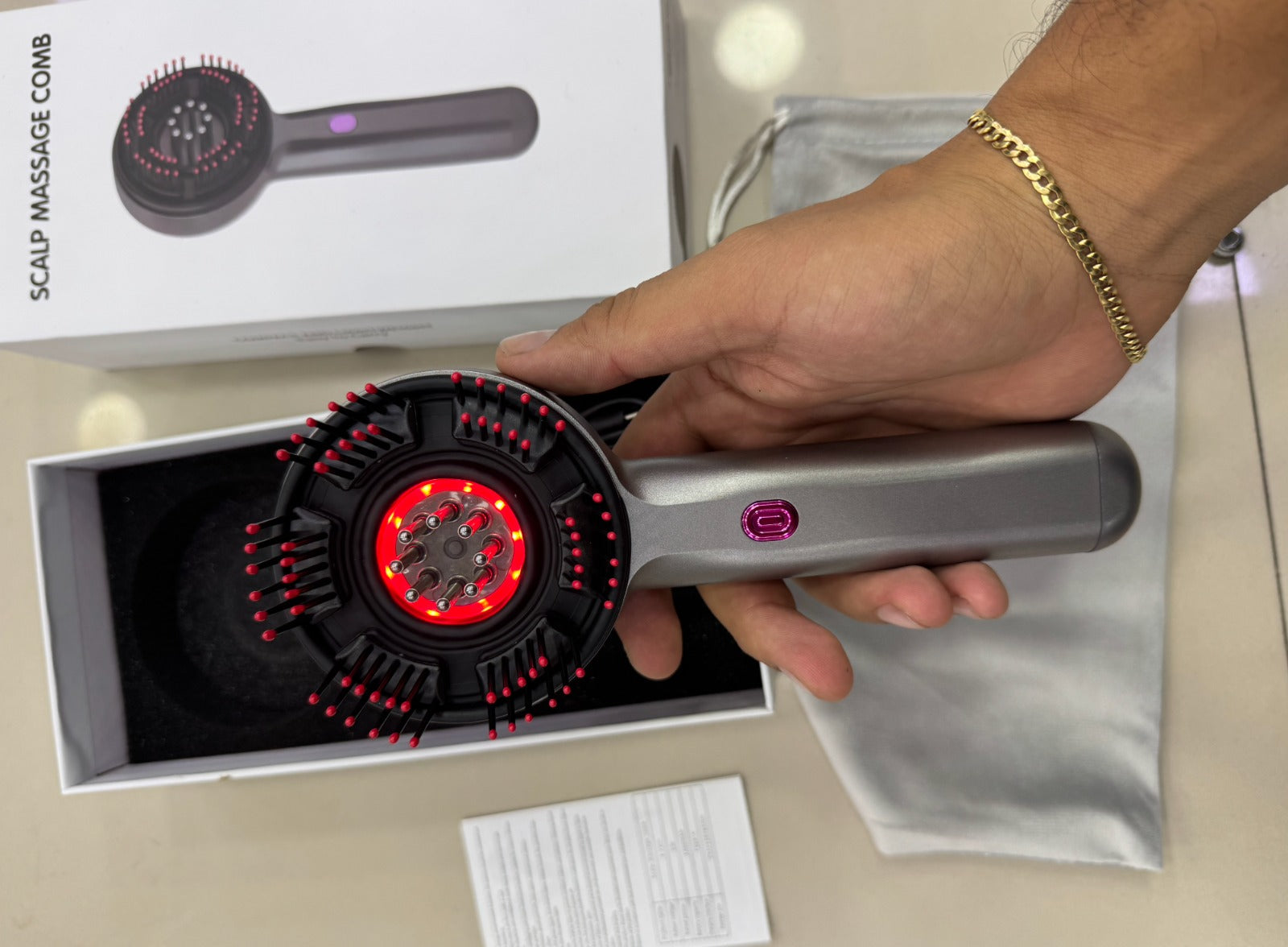 Masajeador Capilar LuxGrow Pro